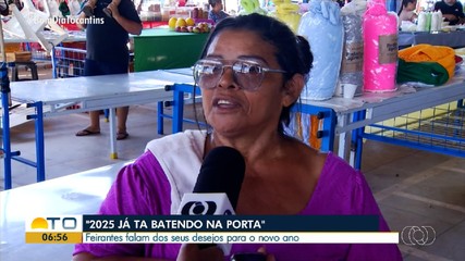 Feirantes de Palmas falam sobre expectativas para 2025