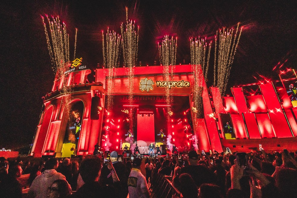 Palco do Na Praia Festival 2025 — Foto: Divulgação