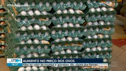 Altas de insumos e quaresma contribuem para aumento no preço dos ovos