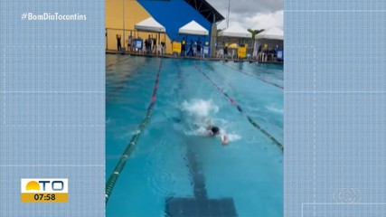Atletas de natação participam do campeonato tocantinense do 2º semestre em Palmas