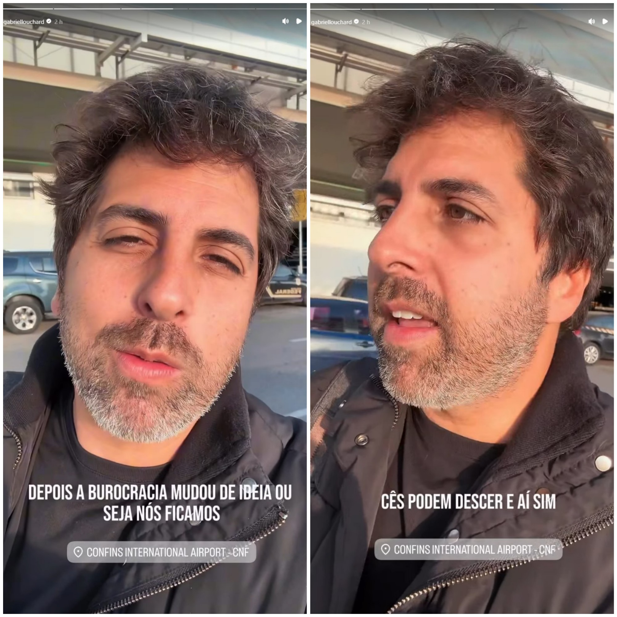 Voo desviado para BH por ventania no Rio teve passageiros que iam para a capital mineira impedidos de desembarcar, narra humorista