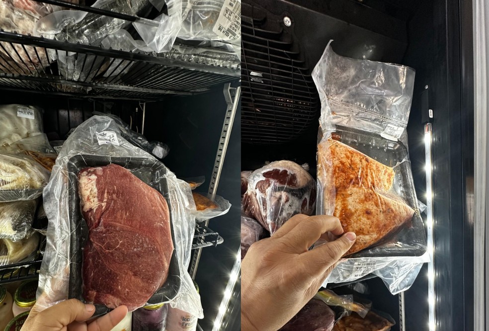 ConveniÃªncia vendia bebidas ilegais e mantinha aÃ§ougue sem autorizaÃ§Ã£o â Foto: Decon