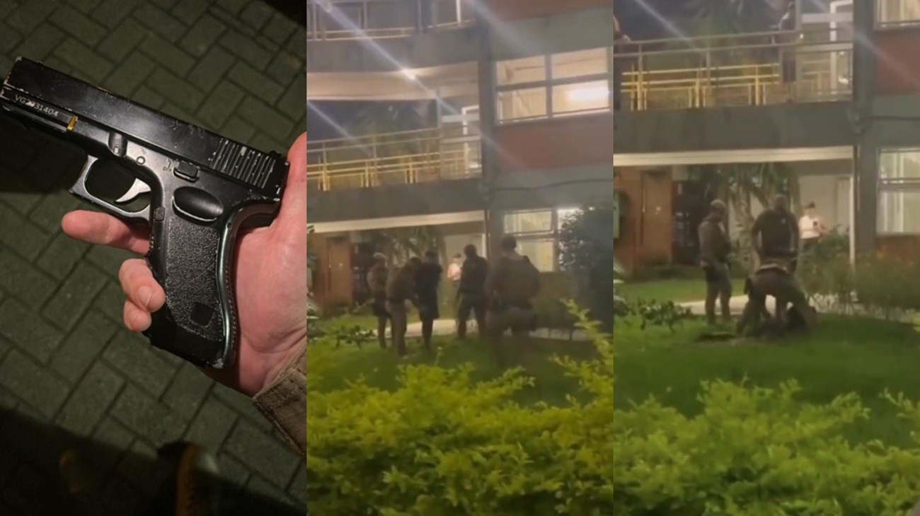 Homem com simulacro de arma de fogo é detido no campus da UFSC após fugir de abordagem 