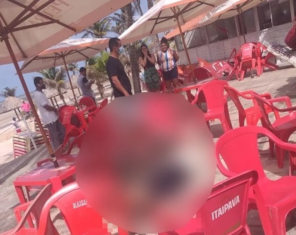 Homem é executado a tiros na Avenida Litorânea, em São Luís (MA) — Foto: Divulgação