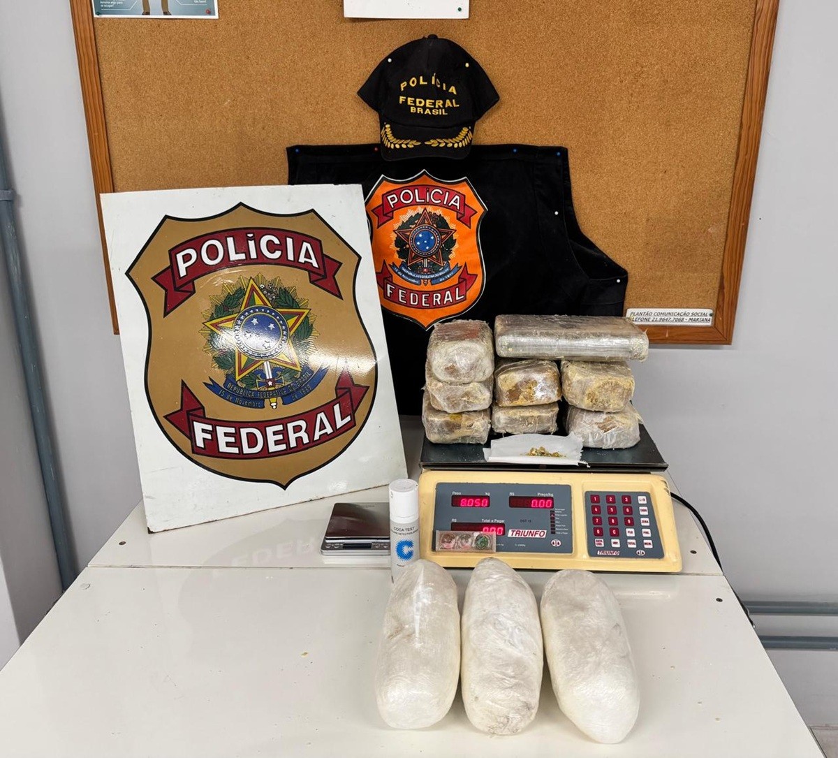 Homem é preso com 10 kg de cocaína na BR-101, em Casimiro de Abreu