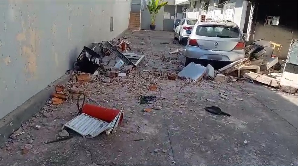 Botijão de gás explode dentro de kitnet em Presidente Prudente (SP) — Foto: Cedida