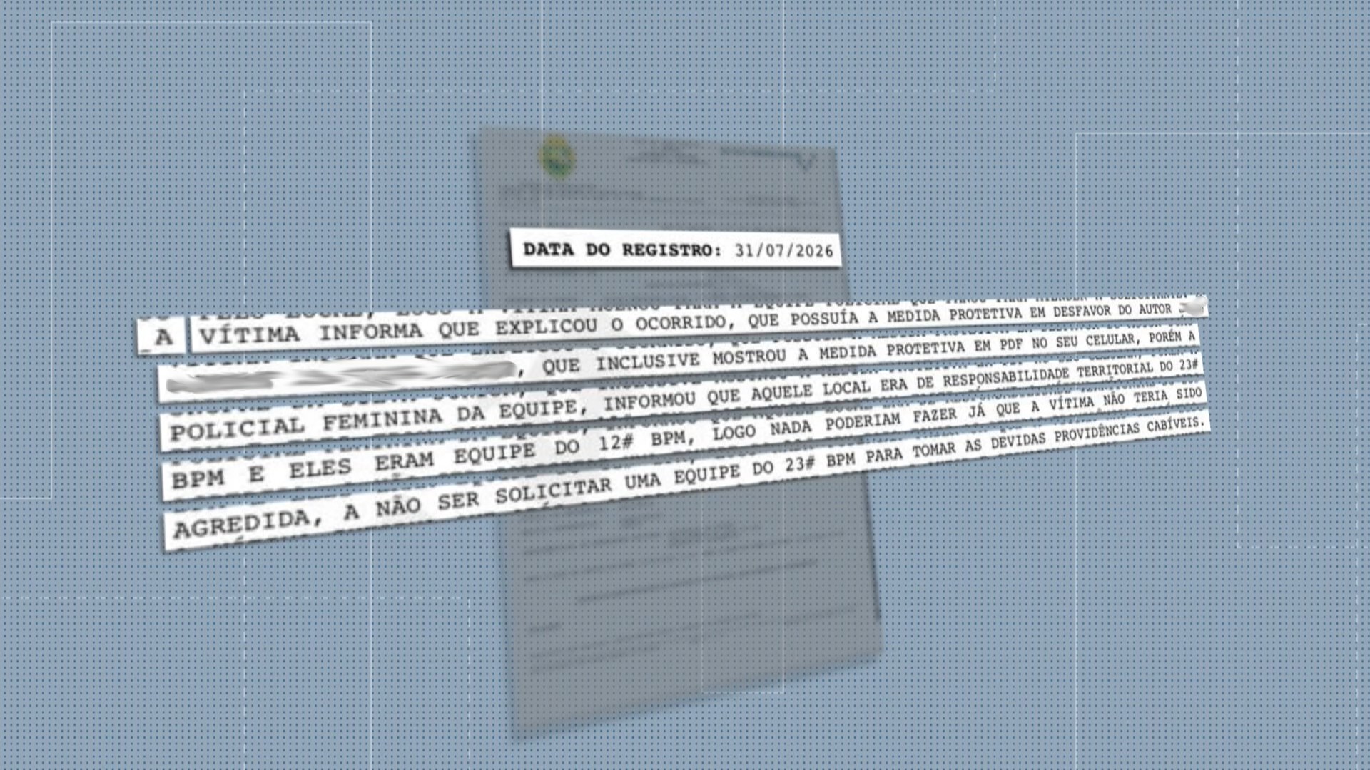 Após ex descumprir medida protetiva, mulher pediu ajuda a PMs, que o liberaram e disseram que 'nada poderia ser feito'; vítima foi baleada dias depois