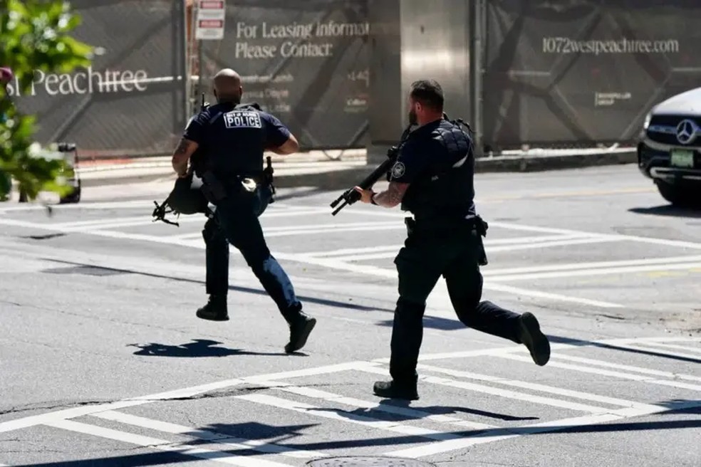 O tiroteio ocorreu na cidade de Winder, no Estado da Geórgia, EUA — Foto: Getty Images/BBC