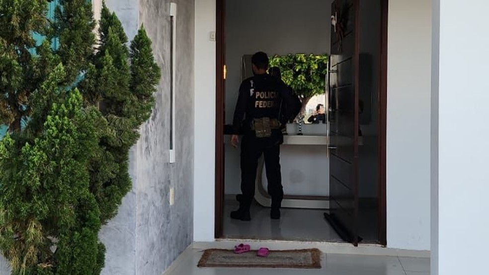 Operação Festa no Terreiro 2 apura suspeita de fraudes em licitação pelo prefeito de São Mamede, na PB — Foto: Divulgação/Polícia Federal