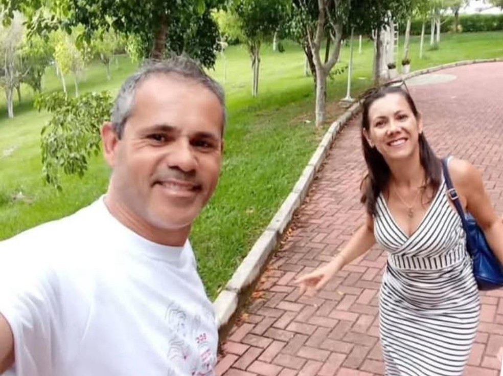 Everaldo da Rocha e Janaina Moreira Soares da Rocha, Casal morto em queda de balão em SC — Foto: Reprodução/Redes Sociais