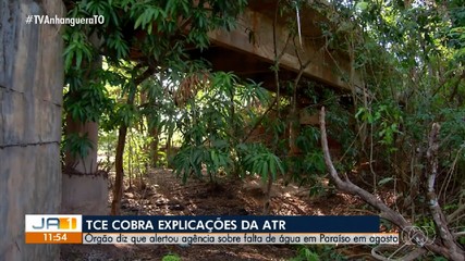 TCE cobra explicações da ATR sobre problemas no abastecimento de água em Paraíso