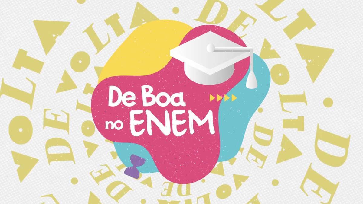 De Boa no Enem está de volta, a melhor maneira de você revisar para a ...
