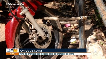 Mais de 50 motos foram furtadas em Palmas em 2024 e motociclistas tentam se proteger