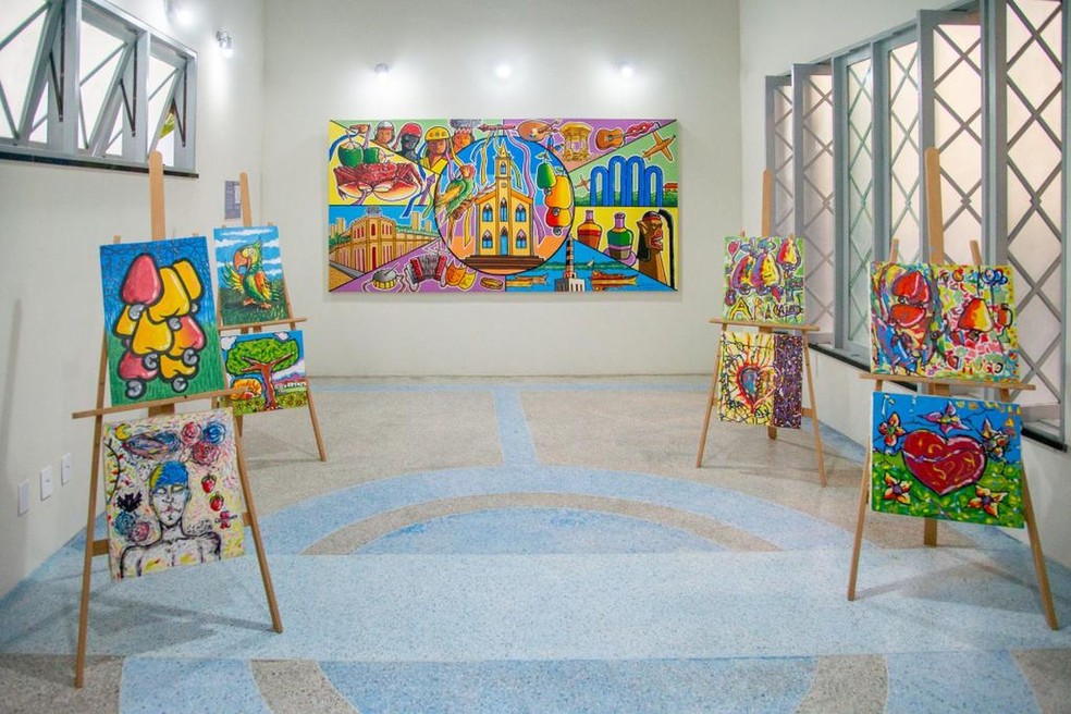 Exposição 'Meu olhar sobre Aracaju – 170 anos e muito mais' — Foto: Kaio Espínola/Setur