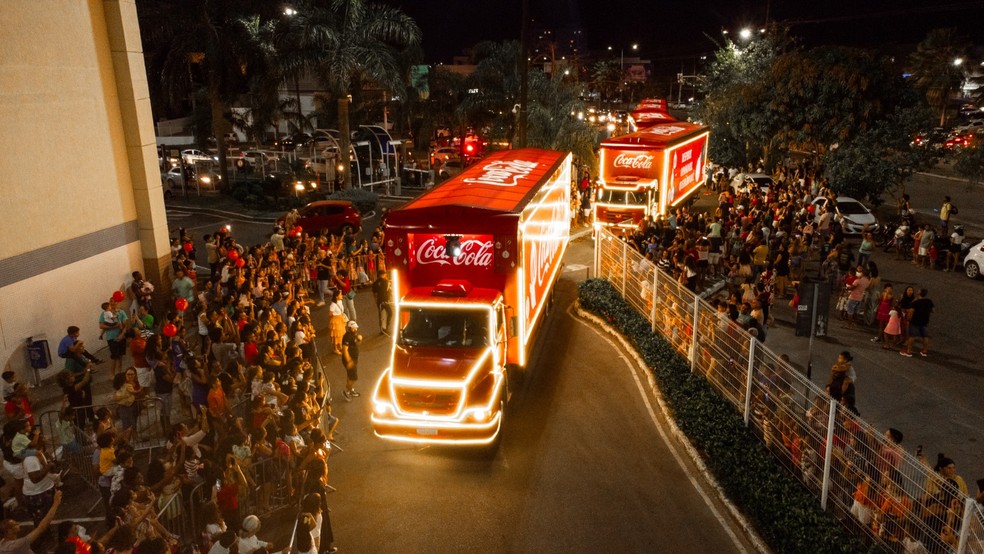 Caminhão Coca Cola Caravana Natal