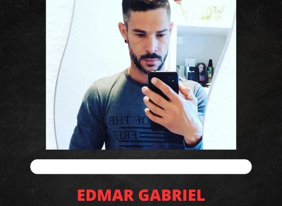 Edmar Gabriel está foragido por ser um dos executores do homicídio — Foto: Reprodução/PC-RO