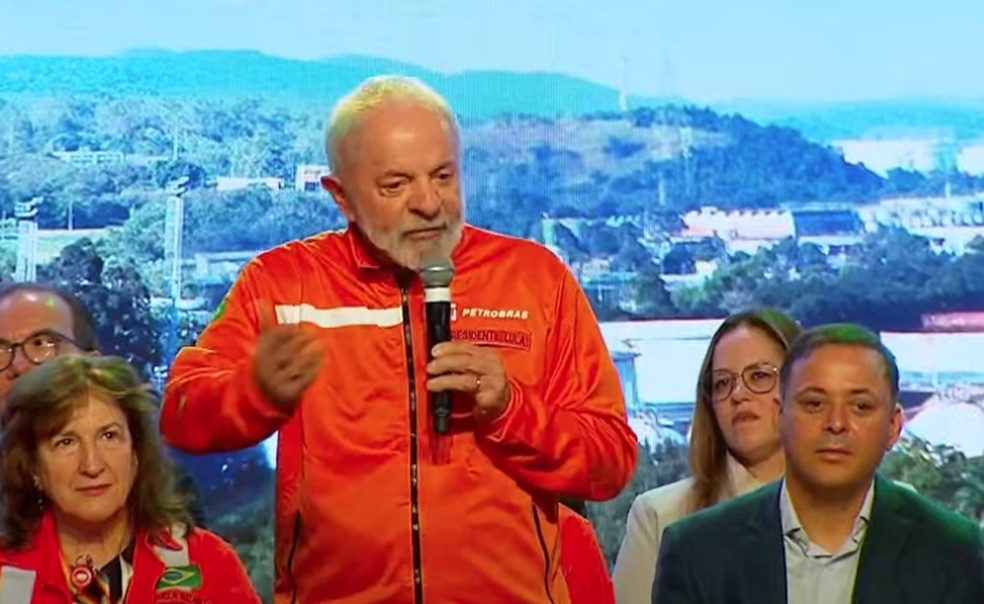 Em agenda no Rio de Janeiro, o presidente Lula afirmou na sexta (4) que pretende governar por mais um mandato — Foto: Reprodução/Canal Gov