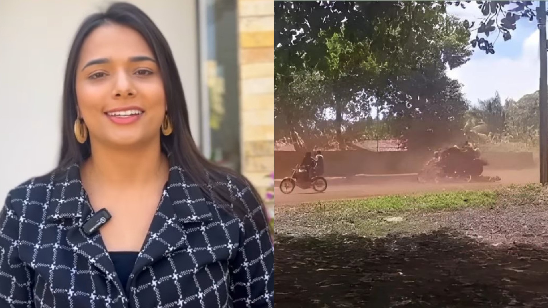 VÍDEO: Vereadora e outras duas pessoas ficam feridas após acidente durante 'Moto Lama' em Coroatá