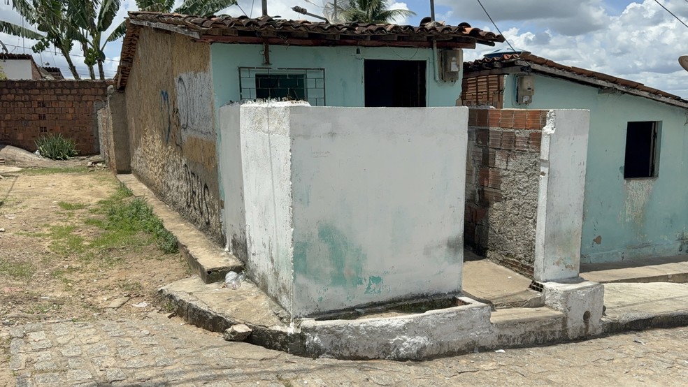 Local duplo homicídio em Mamanguape — Foto: Flávio Fernandes/TV Cabo Branco 