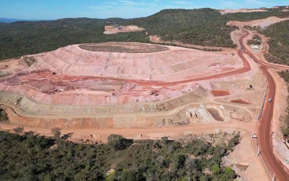 Mineração Serra Verde é considerada a única operação fora da Ásia a produzir em escala comercial quatro elementos magnéticos essenciais — Foto: Divulgação/Serra Verde