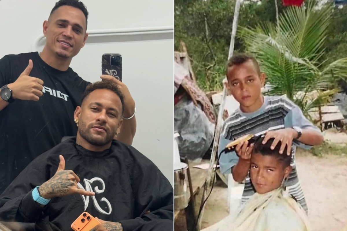 'Neymar coroou meu trabalho': barbeiro do craque há 11 anos começou cobrando R$ 1 e hoje atende astros do futebol