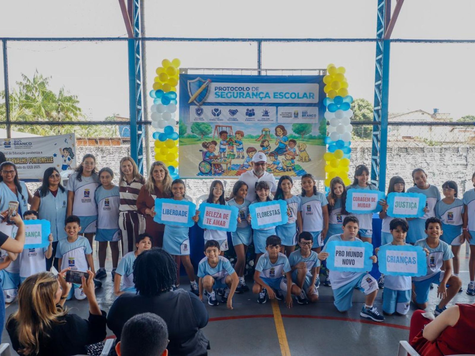 Mais de 90 escolas da rede municipal passam a contar com protocolo de segurança em Rio Branco