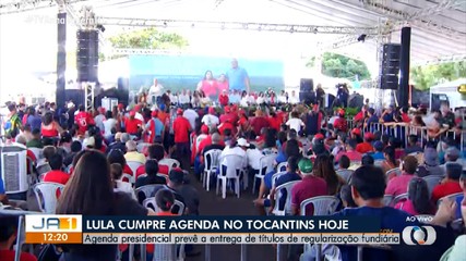 Presidente Lula cumpre agenda no Tocantins nesta sexta-feira (27)