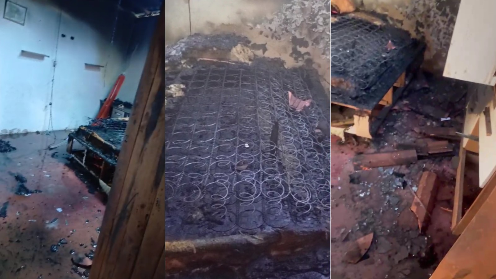 Quarto de casa fica destruído após incêndio no Norte do PI; família diz que criança de 3 anos iniciou fogo