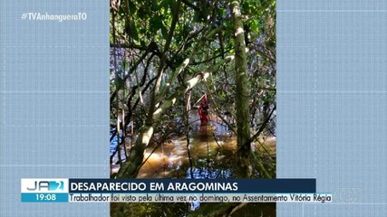 Bombeiros fazem buscas por trabalhador desaparecido em Aragominas desde domingo (26)
