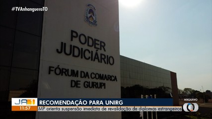 Ministério Público recomenda que a Unirg suspenda revalidação de diplomas do exterior