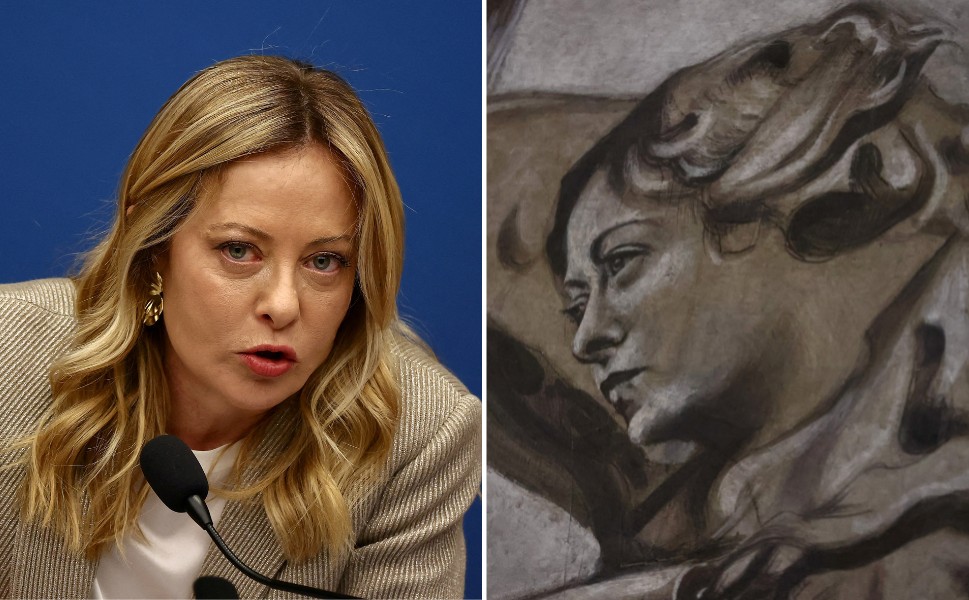 Itália investiga pintura de anjo em igreja comparada à primeira-ministra Giorgia Meloni