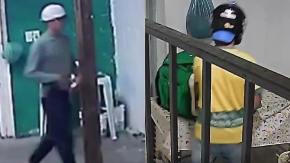 Criminoso atira várias vezes contra funcionário de pizzaria, no CE — Foto: Reprodução