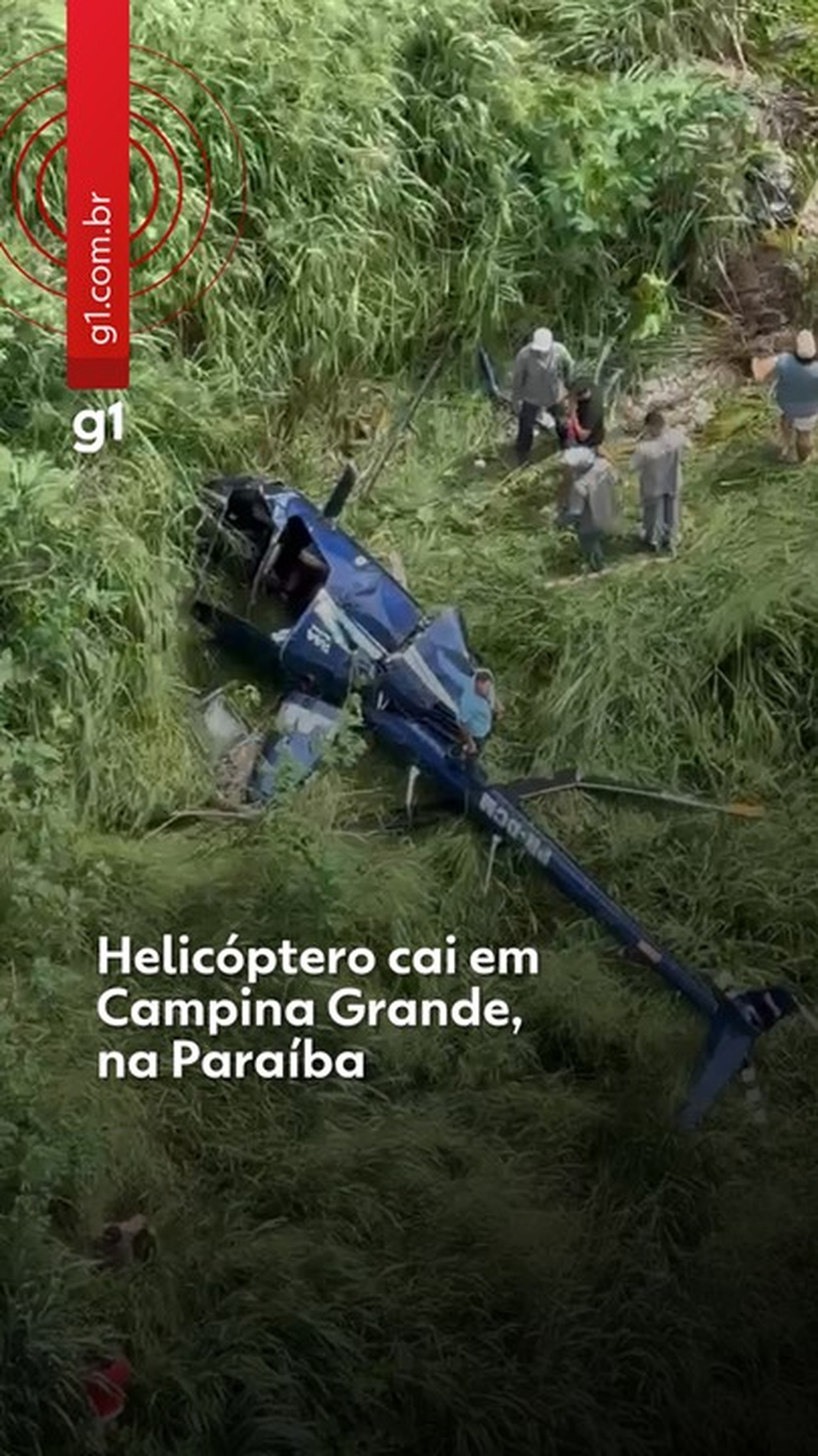 Polícia prende piloto sem habilitação após queda de helicóptero na PB