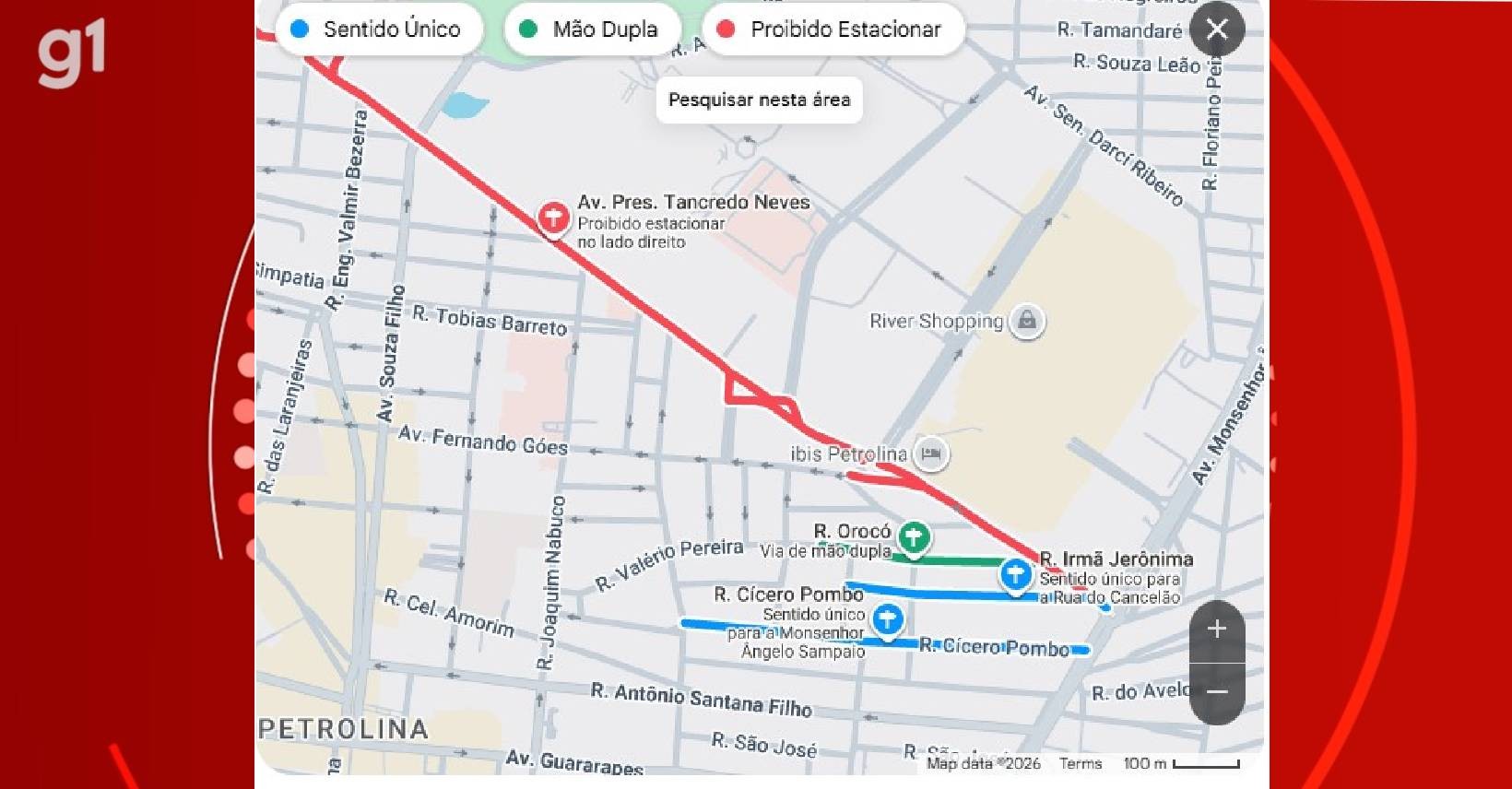Ammpla altera sentido de circulação de vias no Centro de Petrolina; veja mudanças 