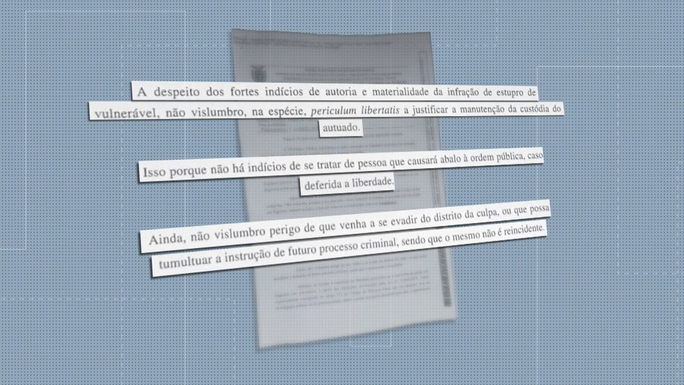 Homem foi colocado em liberdade após Justiça entender que ele não apresenta risco — Foto: Reprodução