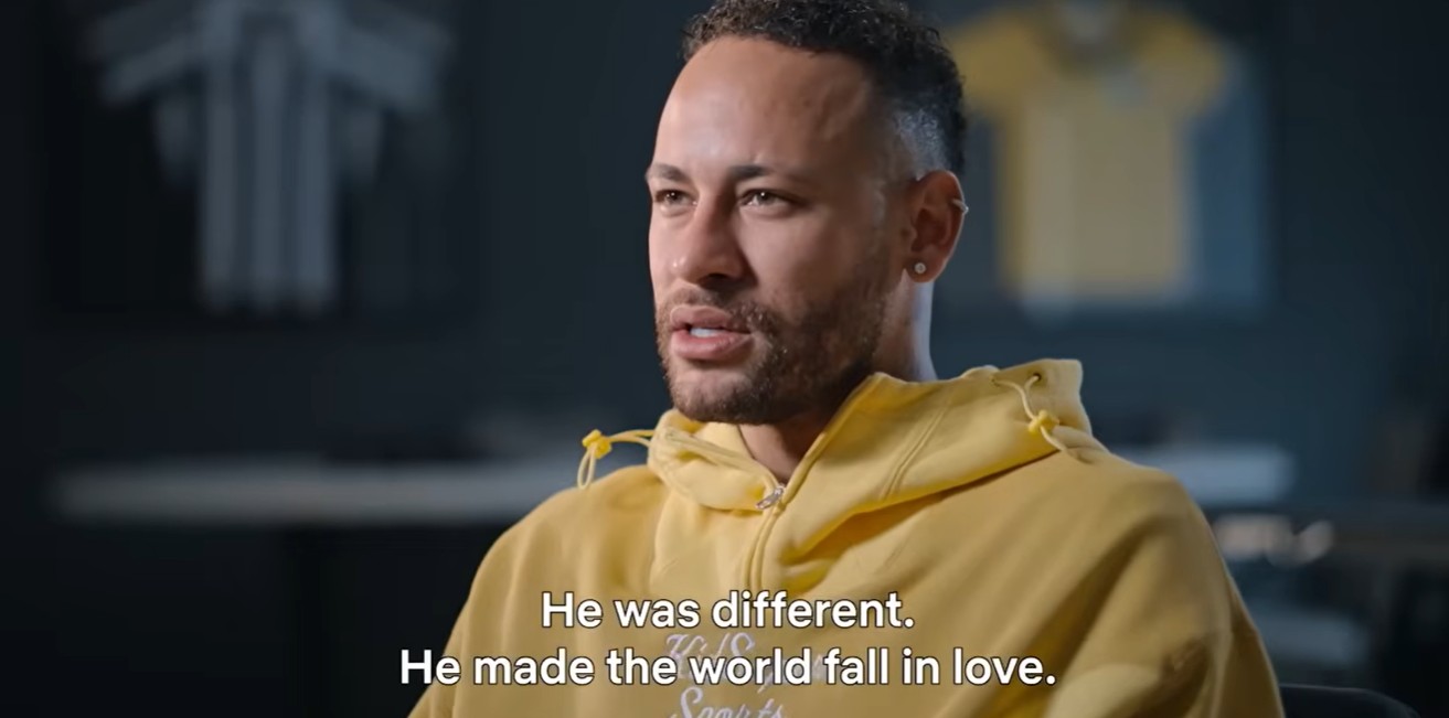 É #FAKE que Neymar foi creditado como 'ex-jogador' em série da Netflix sobre Ronaldinho Gaúcho