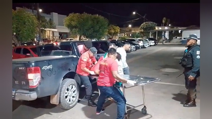 Vídeo mostra momento em que homem é baleado na comunidade São Brás, em Santarém
