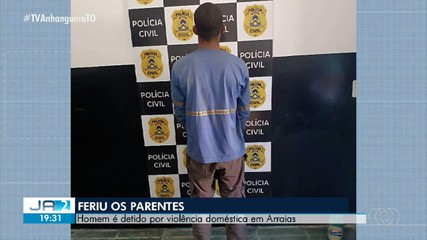 Homem é preso suspeito de cometer violência doméstica contra parentes