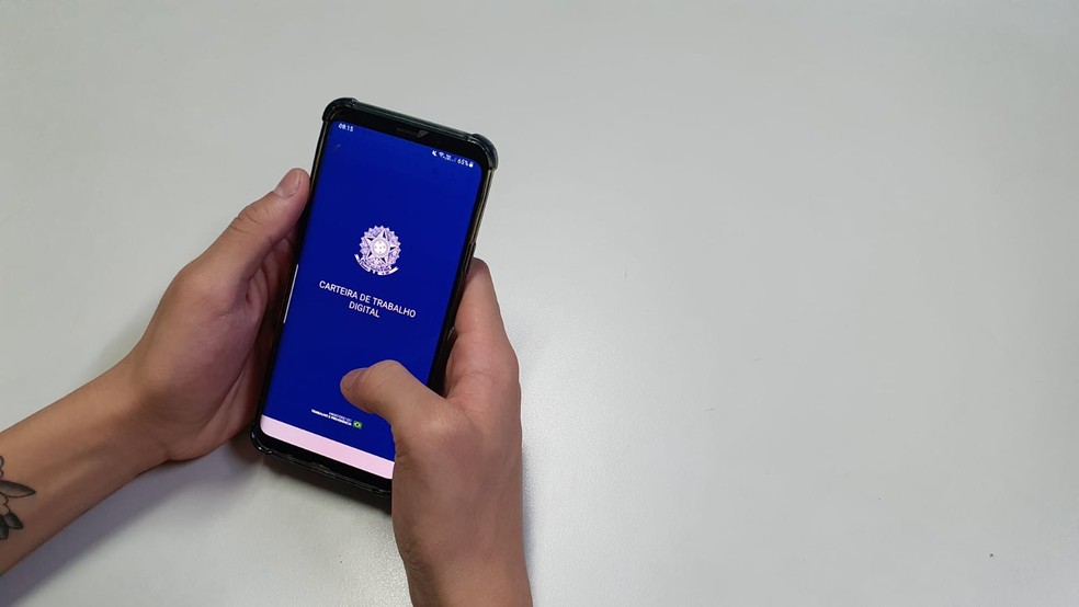 Carteira de Trabalho Digital — Foto: Leonardo Bosisio/g1
