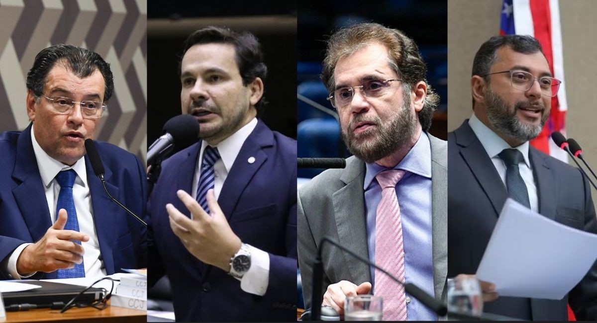 Quaest para o Senado no Amazonas, votos válidos: Eduardo Braga, 36%; Capitão Alberto Neto, 25%; Plínio Valério, 22%; Wilson Lima, 15%