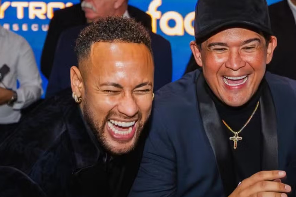 Neymar e Bruno Avelar — Foto: Reprodução/Instagram