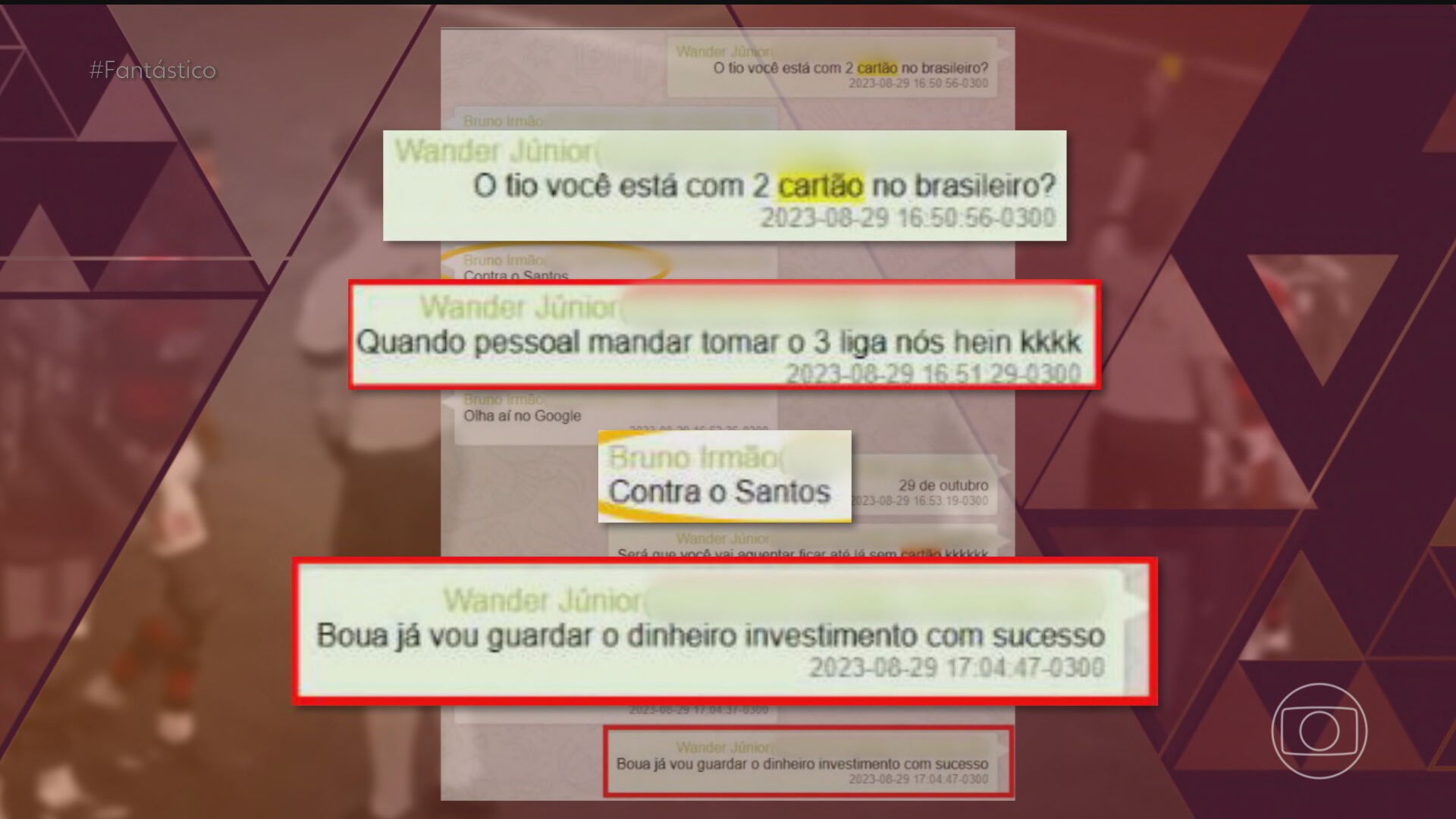 'Quando para Tomar O Terceiro avisa': Veja como Trocas de Mensagens Entre O Jogador Bruno Henrique e Irmão
