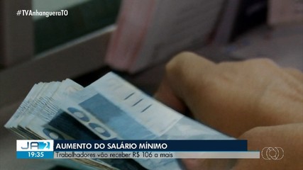 Com aumento do salário mínimo, o trabalhador vai receber R$ 106 a mais