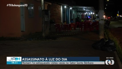 Homem é esfaqueado e morre no Setor Santa Bárbara