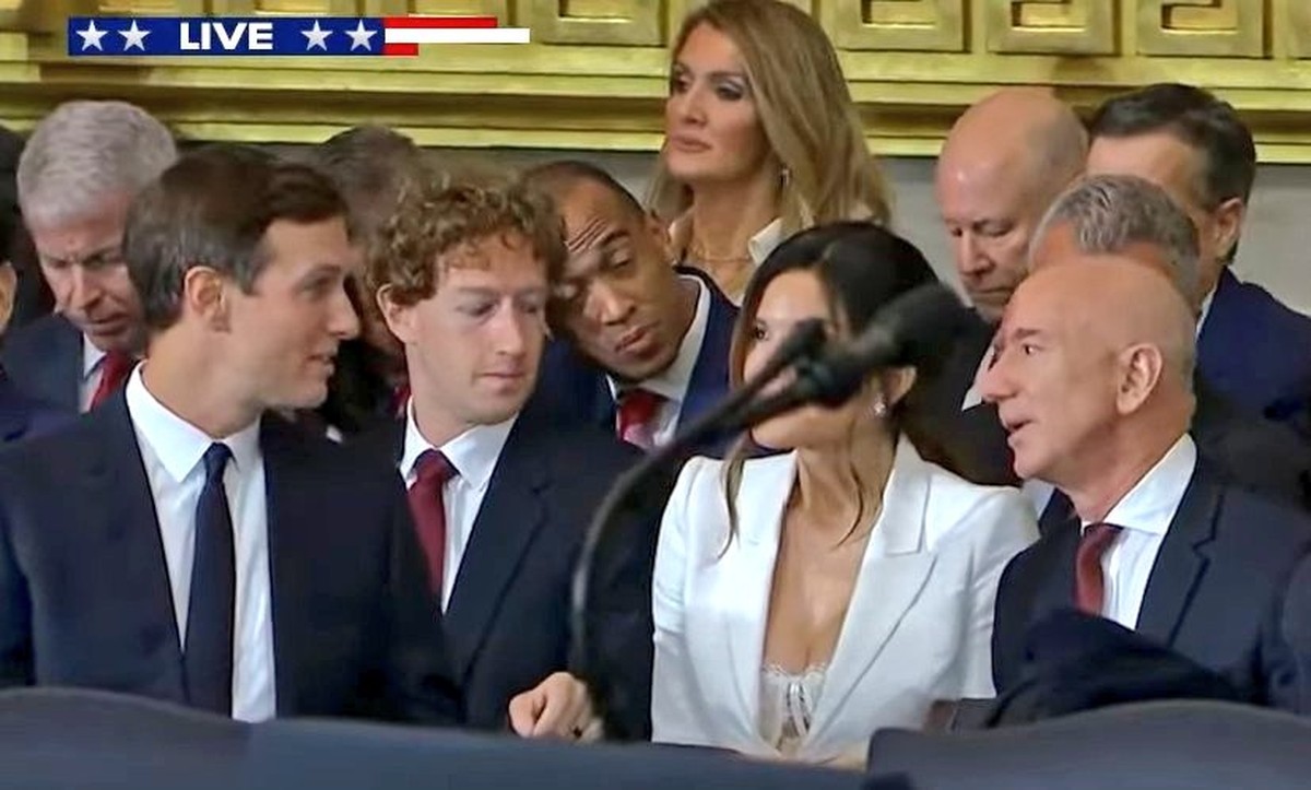 Olhada de Zuckerberg, Musk 'bugando' e Biden dormindo: veja os memes da posse de Trump