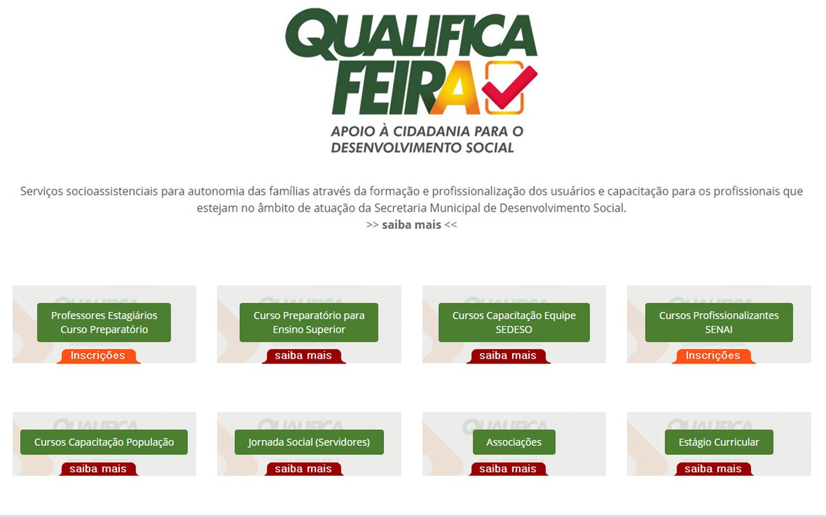 Faculdade de Feira de Santana abre inscrições para cursos gratuitos de  capacitação, Bahia