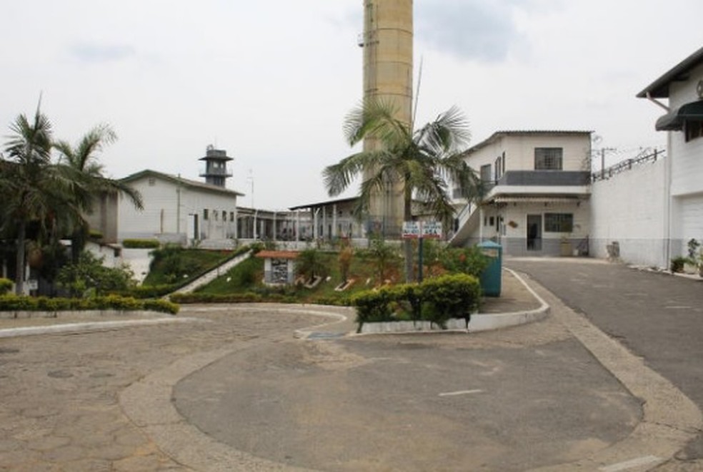 Área externa de presídio de Sorocaba, em 2022 — Foto: Reprodução