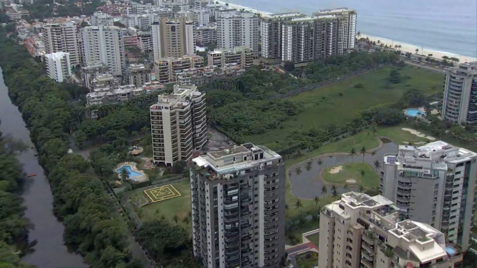 Terreno na Barra da Tijuca foi vendido por R$ 370 milhões — Foto: Reprodução/ TV Globo