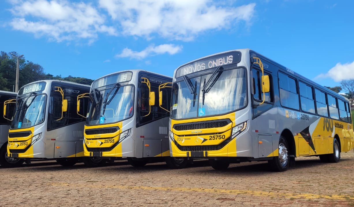 Renovação da frota: transporte público de Atibaia recebe 20 ônibus zero km