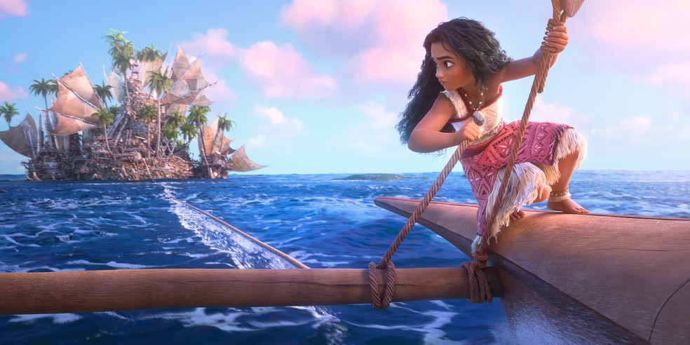 Cena de 'Moana 2' — Foto: Divulgação